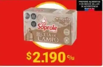 Santa Isabel Soprole Receta de Campo oferta