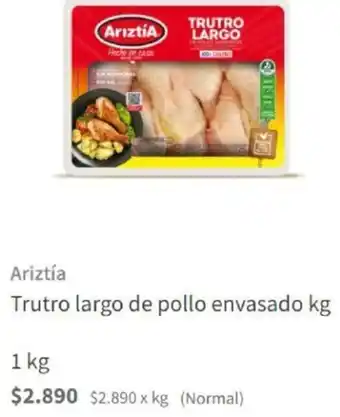 Santa Isabel Trutro Largo de Pollo Envasado 1kg oferta