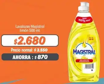 Mayorista 10 Lavalozas Magistral Limón 500ml oferta