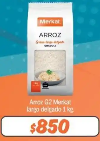 Mayorista 10 Arroz G2 Merkat Largo Delgado 1kg oferta