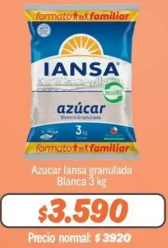 Mayorista 10 Azucar Lansa Granulada Blanca 3kg oferta