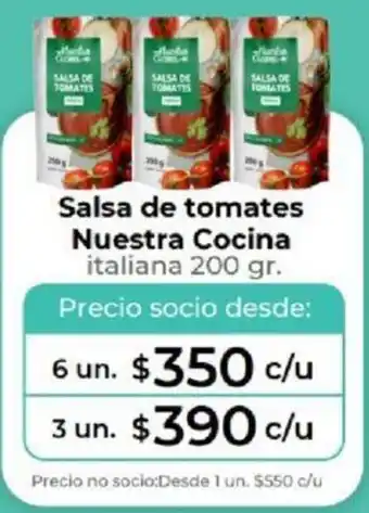 Alvi Salsa de Tomates Nuestra Cocina 3un x 200g oferta