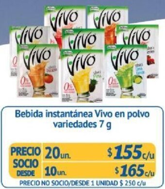 Alvi Bebida Instantánea Vivo en Polvo Variedades 10un x 7g oferta