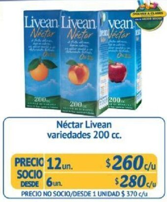 Alvi Néctar Livean Variedades 6un x 200cc oferta