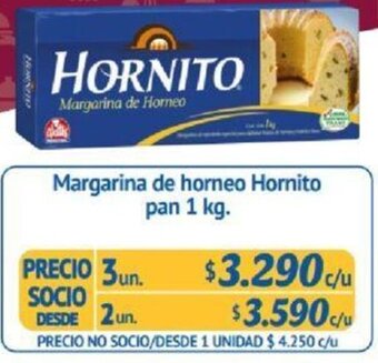 Alvi Margarina de Horneo Hornito Pan 2un x 1kg oferta
