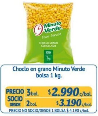 Alvi Choclo en Grano Minuto Verde bolsa 2bol x 1kg oferta