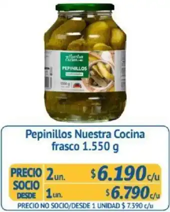 Alvi Pepinillos Nuestra Cocina Frasco 1un x 1550g oferta