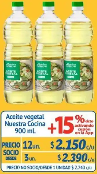 Alvi Aceite Vegetal Nuestral Cocina 3un x 900ml oferta