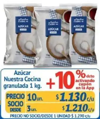 Alvi Azúcar Nuestra Cocina Granulada 3un x 1kg oferta