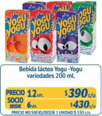 Alvi Bebida Láctea Yogu-Yogu 6un x 200ml oferta