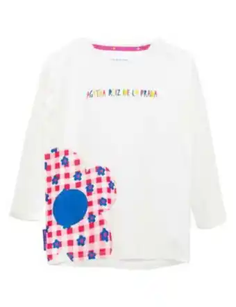 La Polar Polera de algodón manga larga niña agatha ruiz oferta