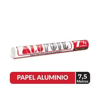 Super Bodega a Cuenta Papel aluminio 7,5 mts alufoil oferta