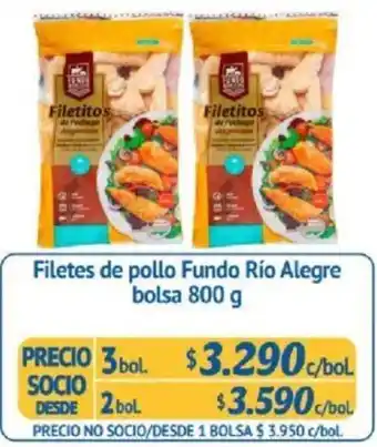 Alvi Filetes de Pollo Fundo Río Alegre Bolsa 2bol. x 800g oferta