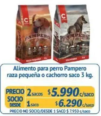 Alvi Alimento para Perro Pampero Raza Pequeña o Cachorro Saco 1saco x 3kg oferta