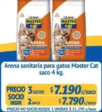 Alvi Arena Sanitaria para Gatos Master Cat saco 2saco x 4kg oferta