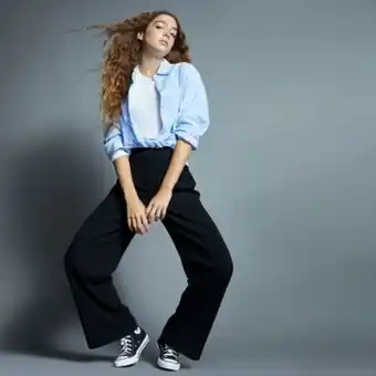 Falabella Sybilla pantalón recto sastrero tiro alto mujer oferta