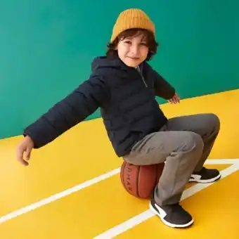 Falabella Holley parka escolar, 100% poliester, con gorro, 2 bolsillos al costado oferta