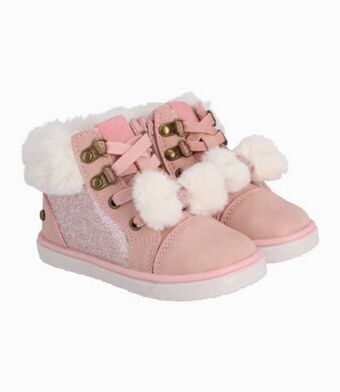 Limonada Zapatilla bebé con brillos rosado oferta