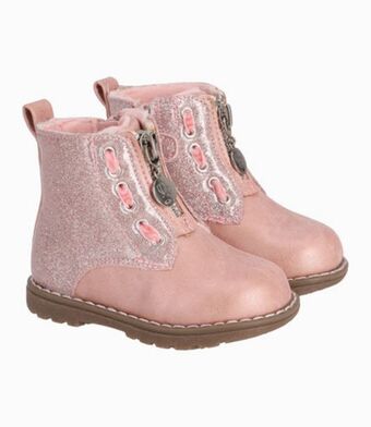 Limonada Botín bebé con brillos rosado oferta