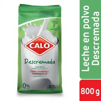 Super Bodega a Cuenta Leche en polvo descremada bolsa 800grs calo oferta
