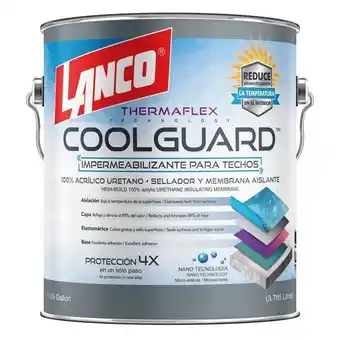 Paris Sellador de techos coolguard teja 1gl oferta