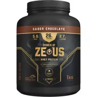 Linio 100 whey protein zeus 1kg chocolate 30 servicios oferta