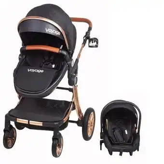 Coche top rider black voyage con silla de auto