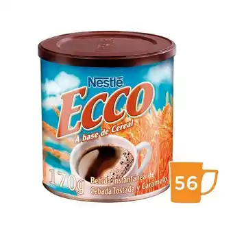Super Bodega a Cuenta Café instantáneo de cebada tostada tarro 170grs ecco oferta