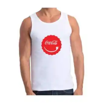 Linio Polera musculosa sin mangas 100 algodon - coca cola 02 oferta
