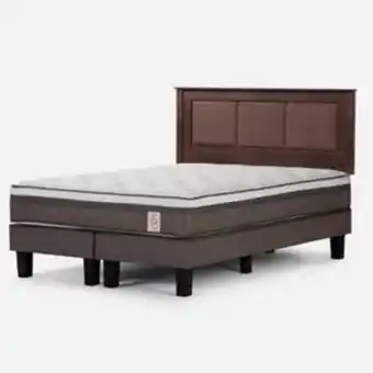 Linio Cama style 6 150x200 base dividida respaldo oferta