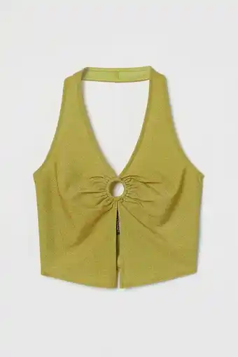 H&M Top con cuello halter oferta