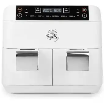 Linio Freidora de aire doble de sincronización digital fryme blanco 7,6 litros oferta