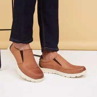 Falabella University club zapato casual hombre cuero café oferta