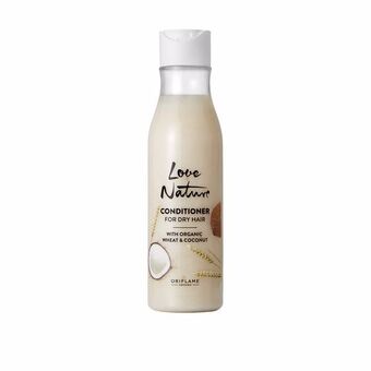 Oriflame Acondicionador para cabello seco con trigo y aceite de coco orgánicos love nature oferta