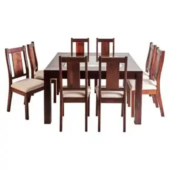 Linio Juego de comedor 8 puestos sisal oferta