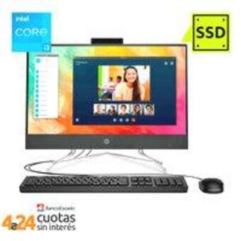 PC Factory All in one 24" fullhd intel core i3-1115g4 8gb 512ssd black windows 11 24-df1508la oferta