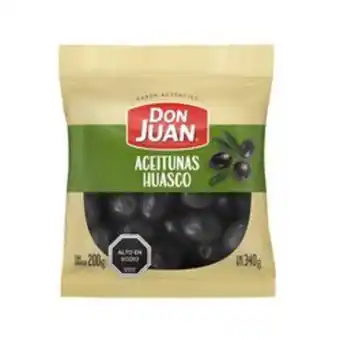 Unimarc Aceitunas negras don juan huasco bolsa 340 g oferta