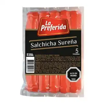 Supermercado El Trébol Salchicha sureña la preferida 250 gr oferta