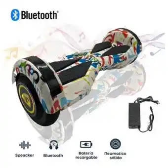 Linio Patineta electrica recargable con bluetooth smart de 1106b oferta