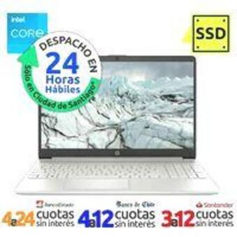PC Factory Notebook laptop 15.6" fhd intel i3-1115g4 8gb 512gb windows 11 natural silver 15-dy2501la oferta