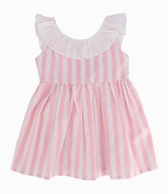 Limonada Vestido a rayas bebé niña rosado oferta