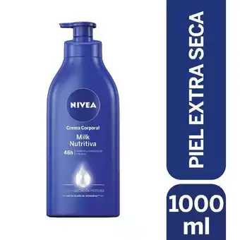 Super Bodega a Cuenta Crema corporal essencial milk 1000ml nivea oferta