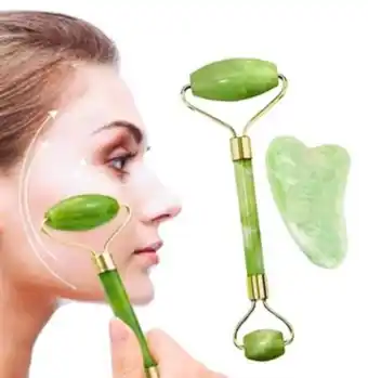 Falabella Masajeador facial piedra jade rodillo facial oferta