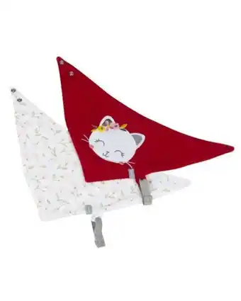 Baby Infanti Bipack baberos impermeable kitty oferta
