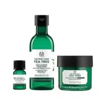 The Body Shop Set 1: rutina tea tree para piel grasa oferta