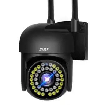 Linio Cámara de seguridad 2nlf 1080p hd wifi 38led con alarma negro oferta