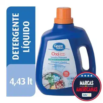 Super Bodega a Cuenta Detergente líquido oxi energía 4,43l great value oferta