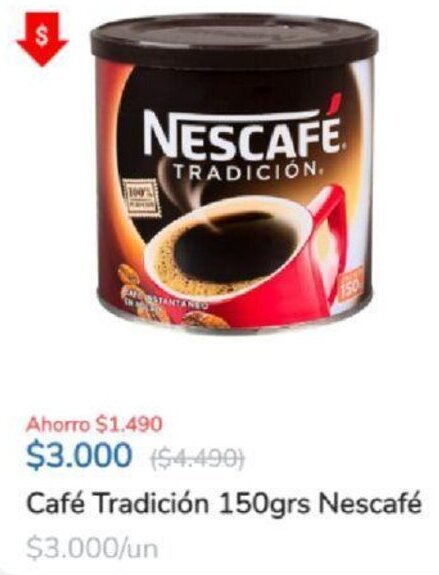 Super Bodega a Cuenta Café Tradición 150g Nescafé oferta