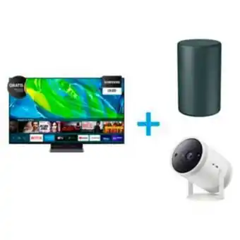 Linio Oled samsung 55" s95b 4k uhd smart tv 2022 + proyector de regalo oferta