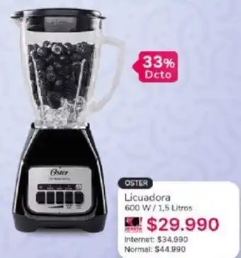 Abcdin Oster Licuadora 600W 1,5L oferta